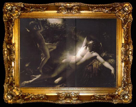framed  Anne-Louis Girodet-Trioson Endymion effet de lune, ta009-2
